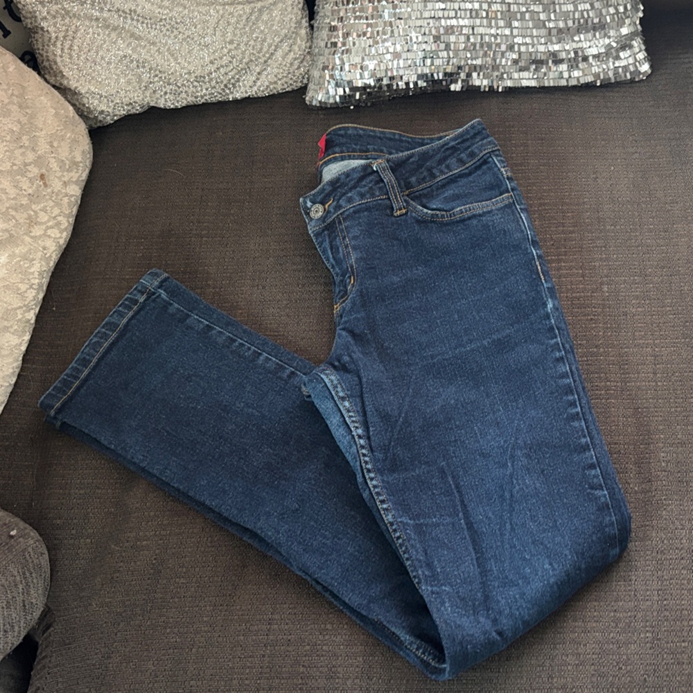 Dickies Women's Deep Indigo Straight Leg Jeans
